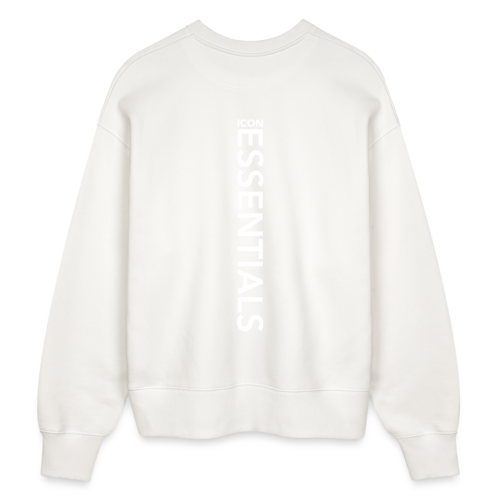 D Essentials Organic Oversize Pullover Back Logo - OFF WHITE