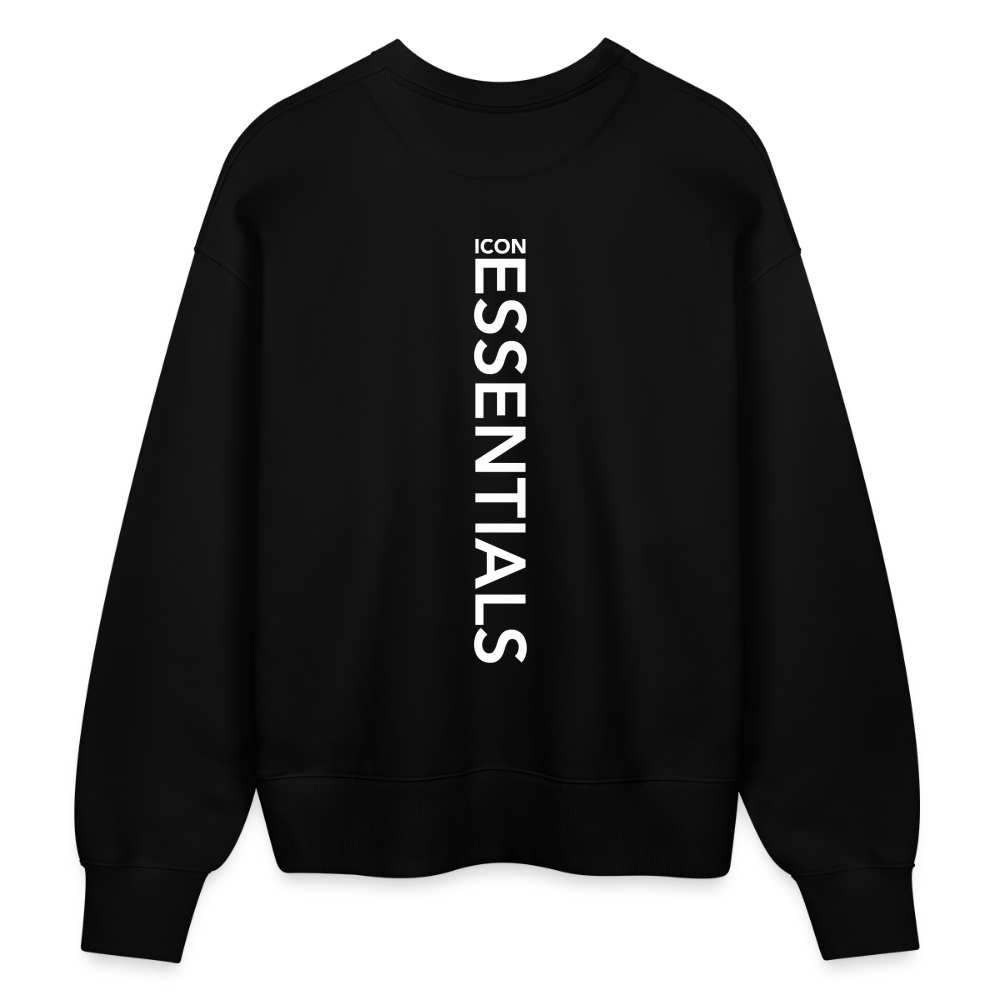 D Essentials Organic Oversize Pullover Back Logo - black