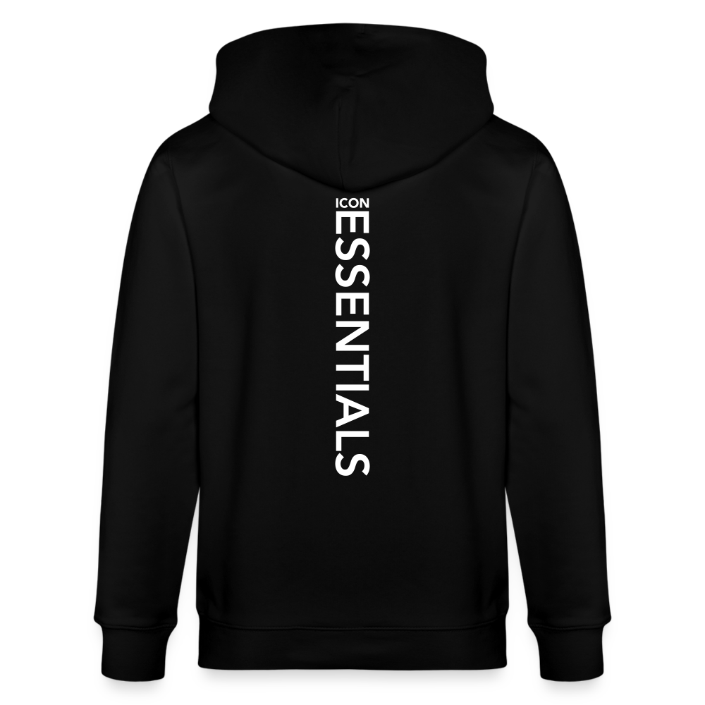 D Essentials Organic Relaxed Zip-Hoodie - black