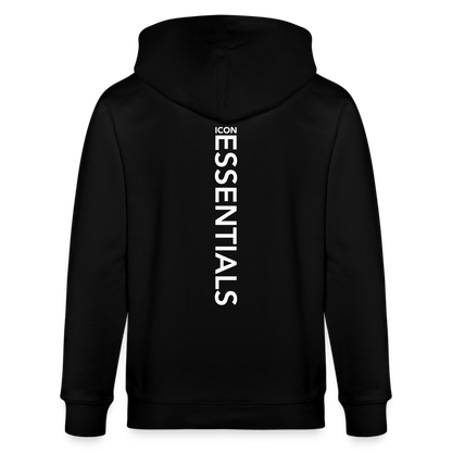 D Essentials Organic Relaxed Zip-Hoodie - black