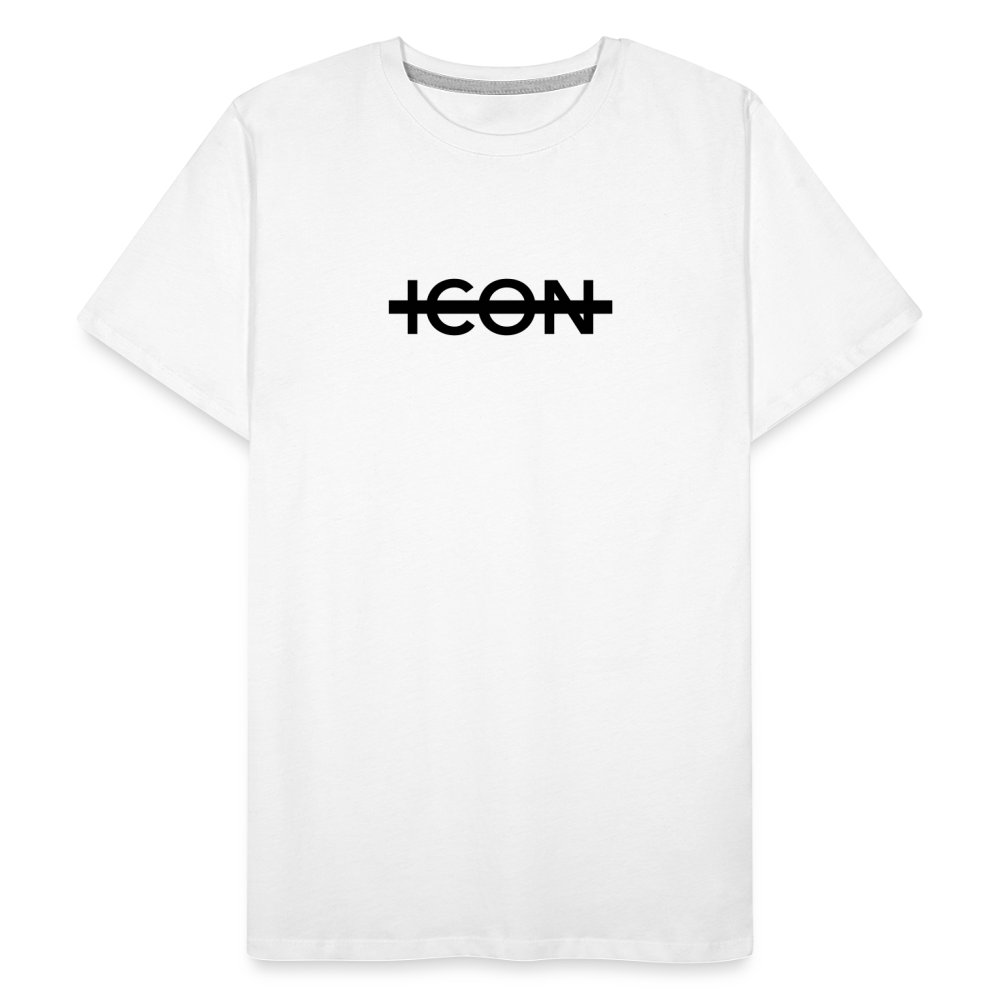 H Organic Cut Logo T-Shirt - white