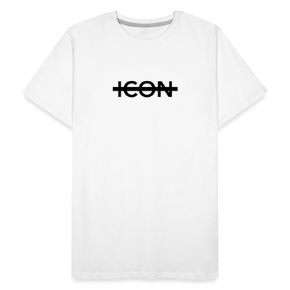 H Organic Cut Logo T-Shirt - white