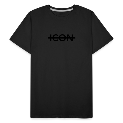 H Organic Cut Logo T-Shirt - black