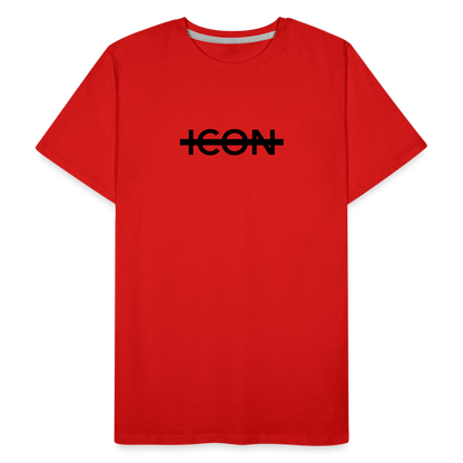 H Organic Cut Logo T-Shirt - red