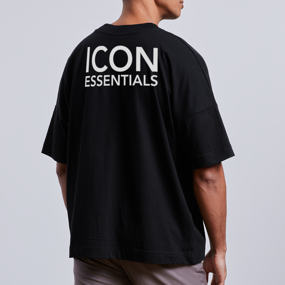 H Essentials V2 Organic Oversized T-Shirt - black