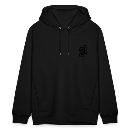 D 21 Organic Relaxed Hoodie - black