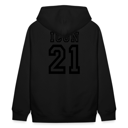 D 21 Organic Relaxed Hoodie - black