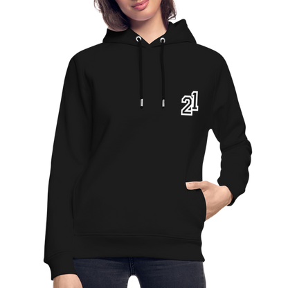 D 21 Organic Relaxed Hoodie - black