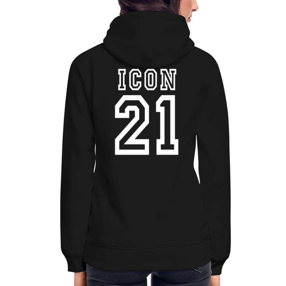 D 21 Organic Relaxed Hoodie - black