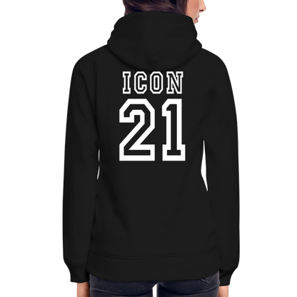 D 21 Organic Relaxed Hoodie - black