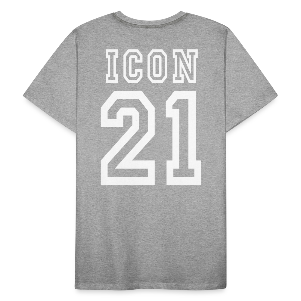 H 21 Organic  T-Shirt - heather grey