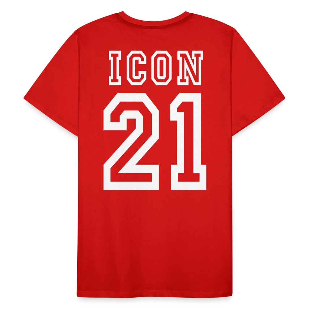 H 21 Organic  T-Shirt - red