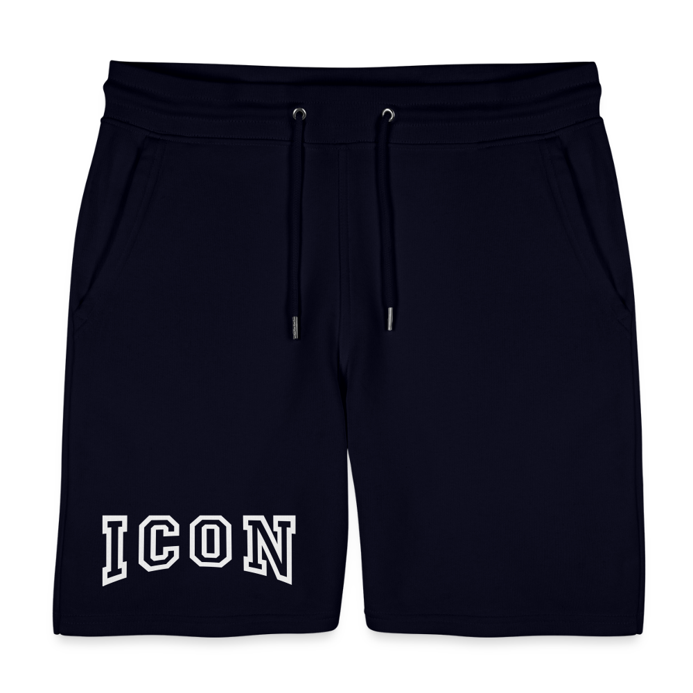 H Curved Logo Organic Shorts - dark navy