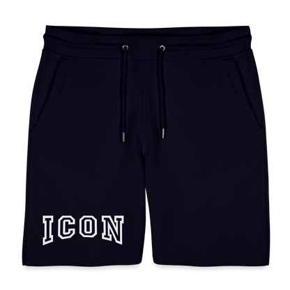 H Curved Logo Organic Shorts - dark navy