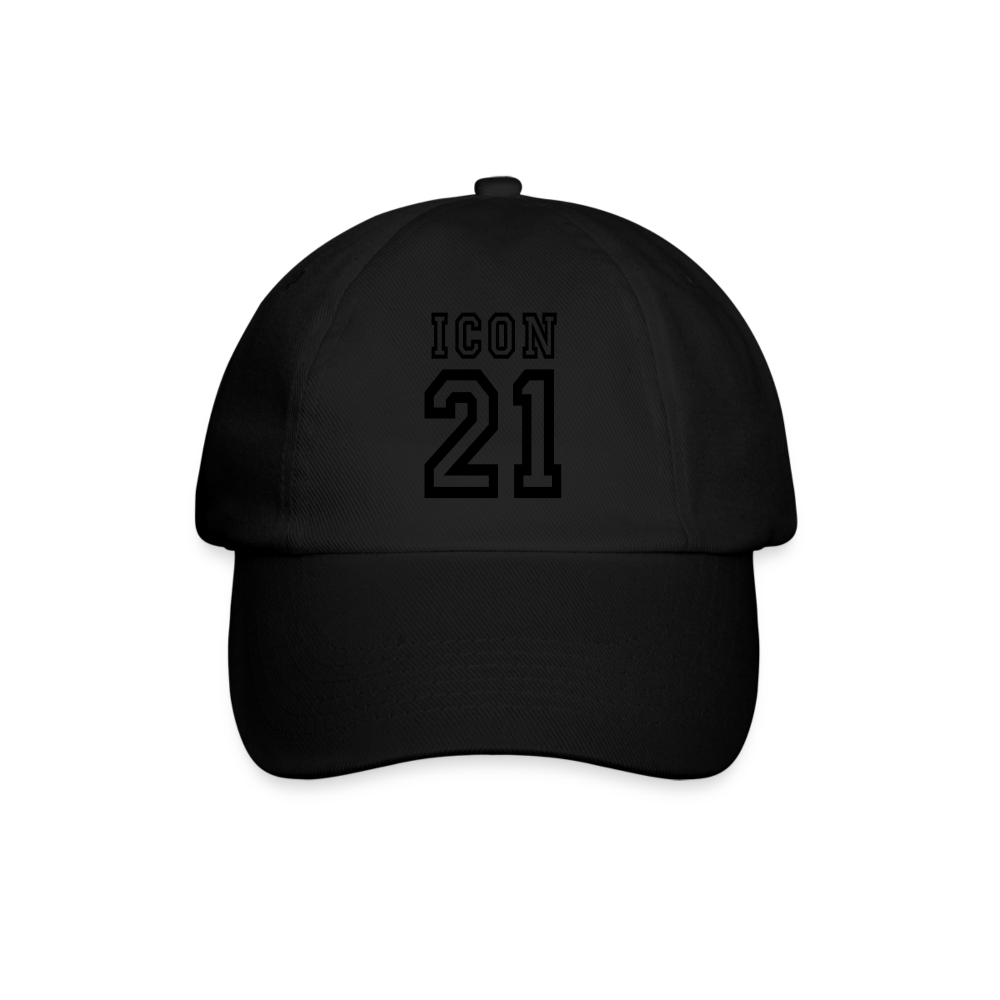 D 21 Baseball Cap - black/black