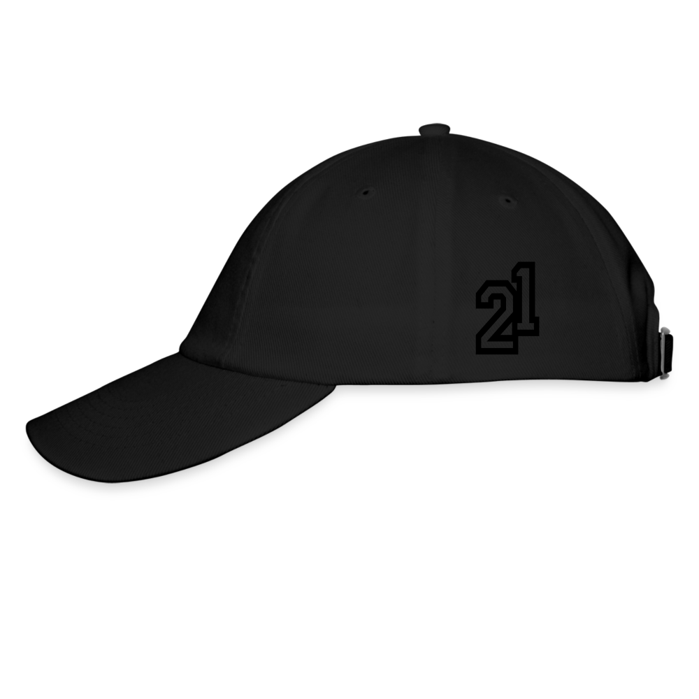 D 21 Baseball Cap - black/black