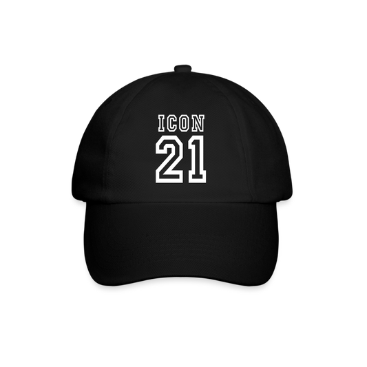 D 21 Baseball Cap - black/black