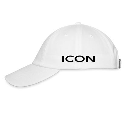 H ICON Baseball Cap - white/white