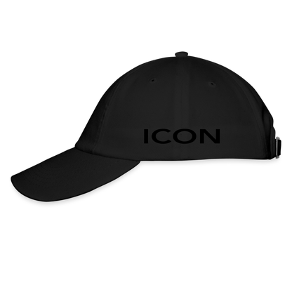 H ICON Baseball Cap - black/black